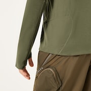 Latitude Flight Shell Tee - Boulder Green
