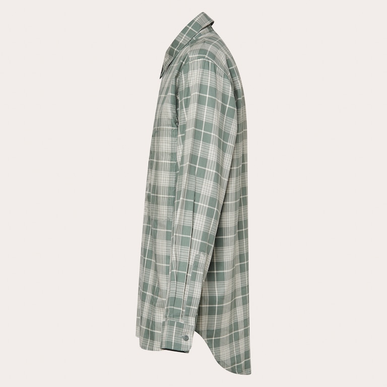 Oak Light Plaid Shirt - Aviator Green Check