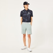 Skull Aerate Flap Shorts - Island Green