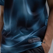 Striking Tech Cold SS Tee Diffuse - Sky Blue Print