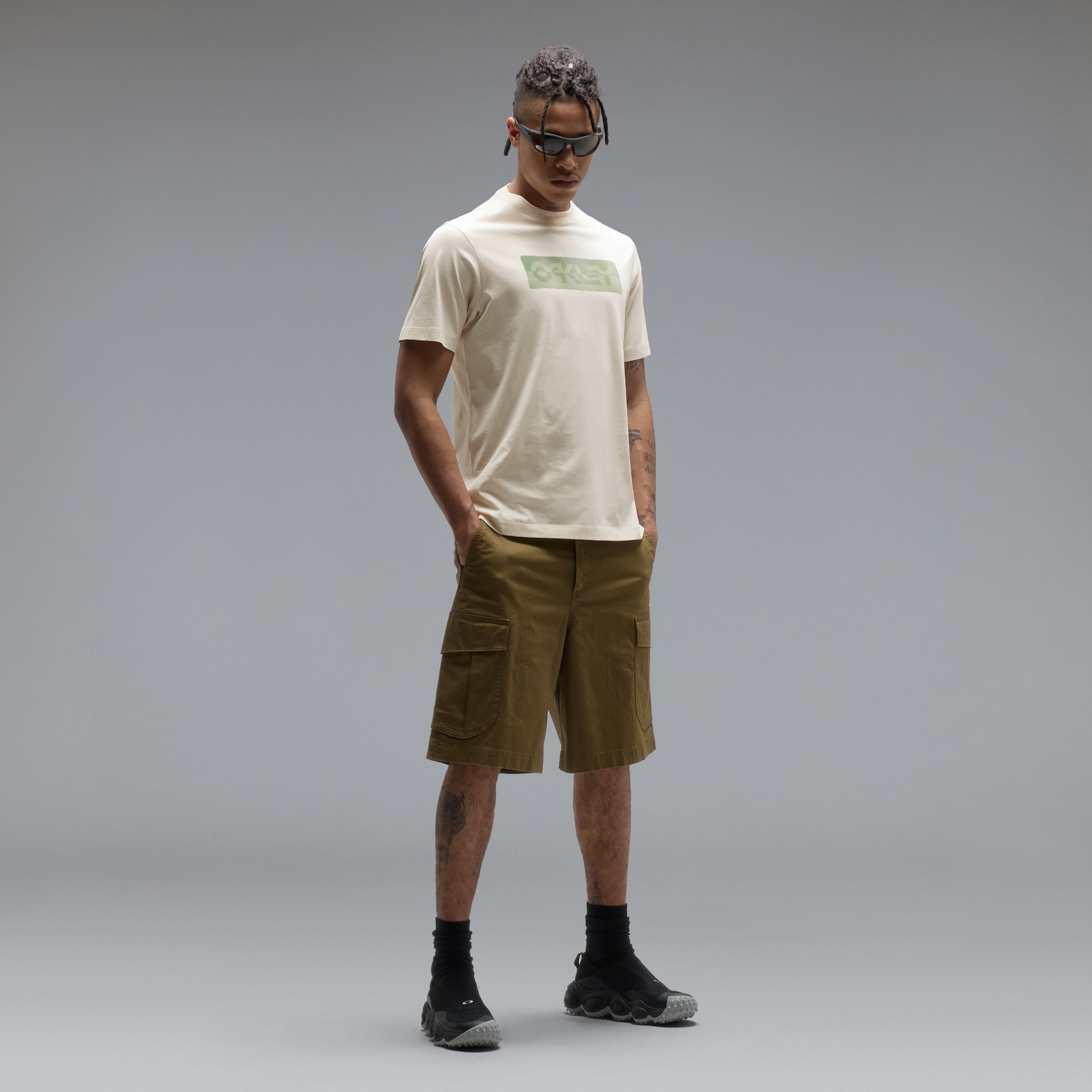Oakley Men's Duality B1b Tee - Mist/nile Green Size: S