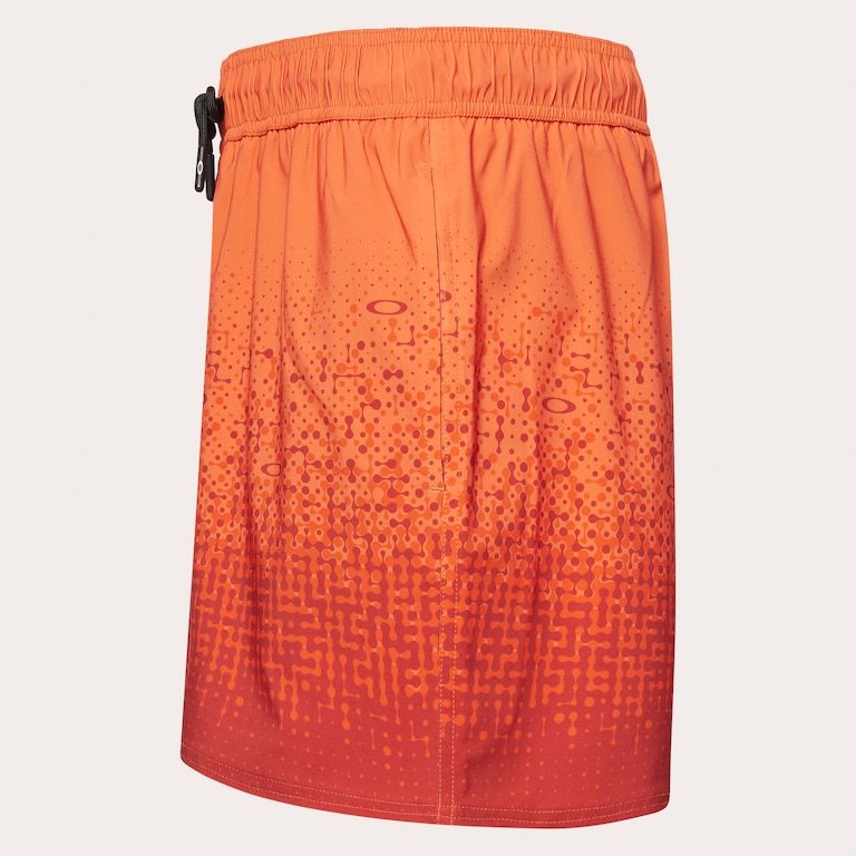 Sand Pixel Rc 16" Beachshort - Monogram Gradient Orange