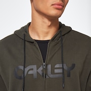 Teddy Full Zip Hoodie - New Dark Brush/Black