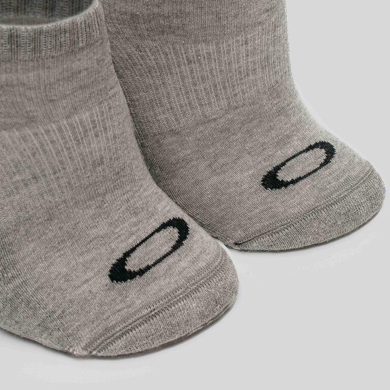 Meia Oakley Bark Low Quarter - Stone Gray