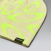 Ellipse Graphic Beanie - Mist/Neon Yellow
