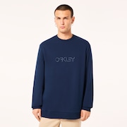 Embroidered B1B Crew Sweatshirt - Team Navy