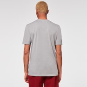 Striped Bark Tee - Stone Gray