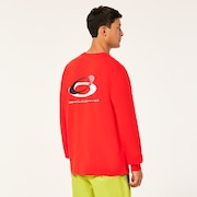 Saturdays NYC X Oakley LS Tee - Flame Scarlet