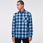 Essential Plus LT Flannel LS - Aviator Blue Check