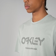 Camiseta Oakley Coral Organic Surf SS - Stone Gray