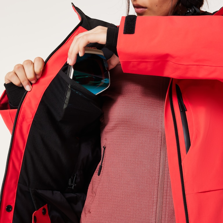 W. Canopy Insulated Jacket - Hibiscus Red
