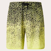Session Rc 19" Boardshort - Gradient Crackle Black/Yellow