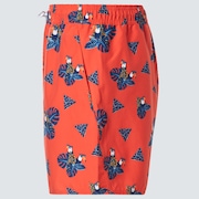 Toucan Tropics 16 Beach Short - Toucan Magma Orange