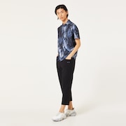 Skull Bold Omble Mock - Black Print