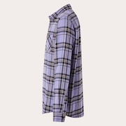 Podium Plaid Ls Flannel - New Lilac/Black Check