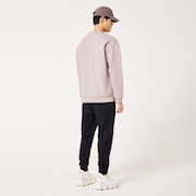 Foundational Fleece L/S Crew 4.0 - Smoked Pearl