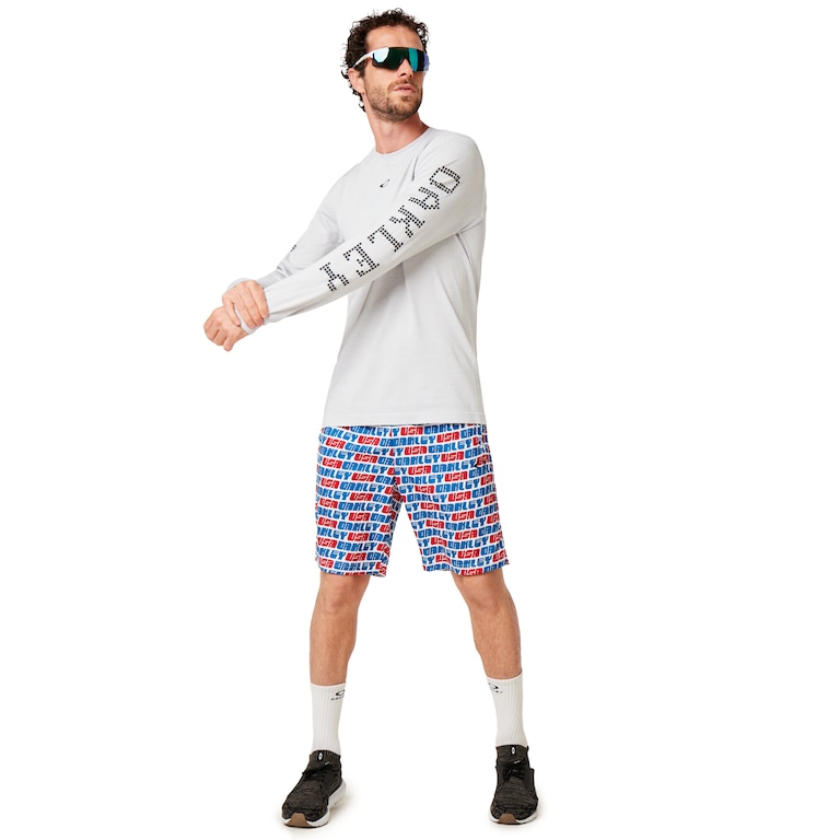Enhance Graphic Shorts 9.7 - White