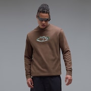 Animatronic Frog Crewneck - Dark Umber