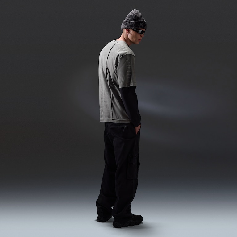 Reserve Strato Panels Tee - Granite Gray