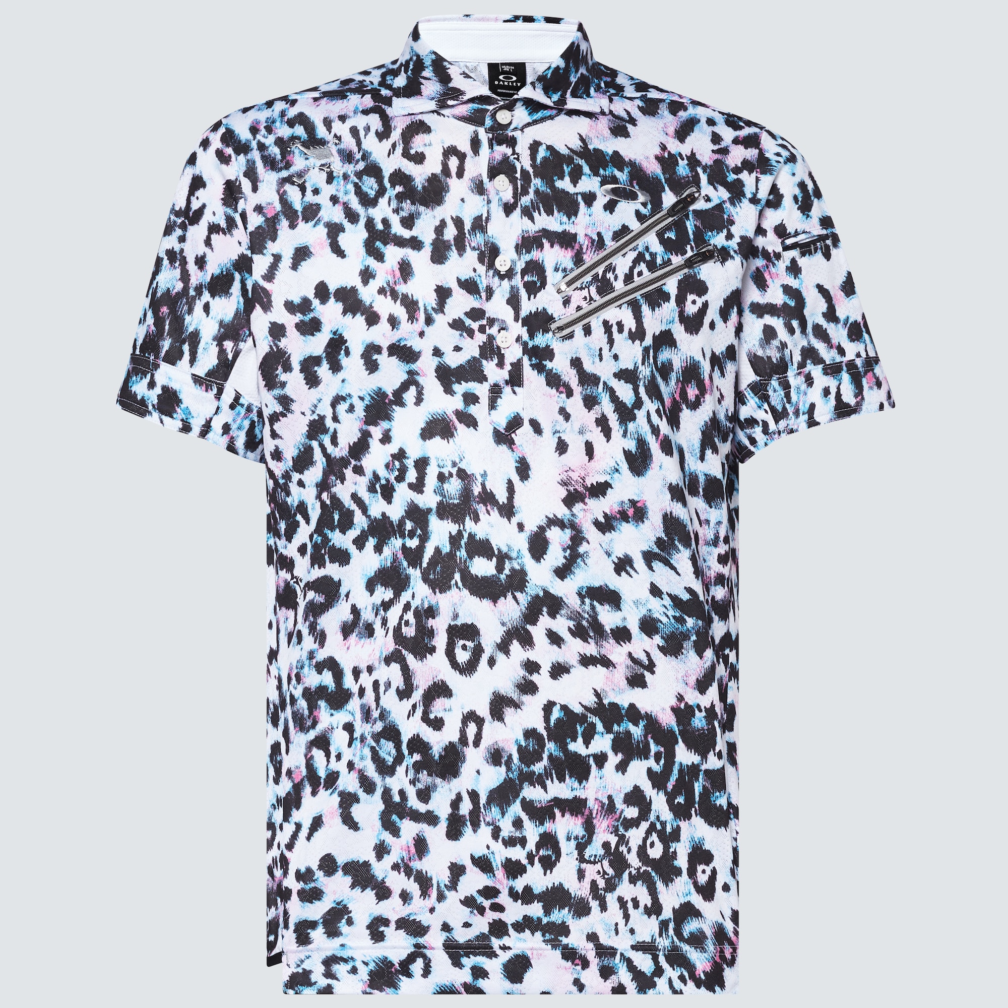 オークリー Skull Breathable Leopard Shirt Mosaic Print