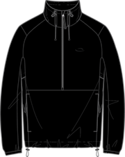 Half Zip Anorak - Blackout