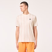Vertical Sets Tee - Humus Zig-Zag Print