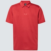 Gradient Gravity Polo 2.0 - Poppy/Deep Red Heather