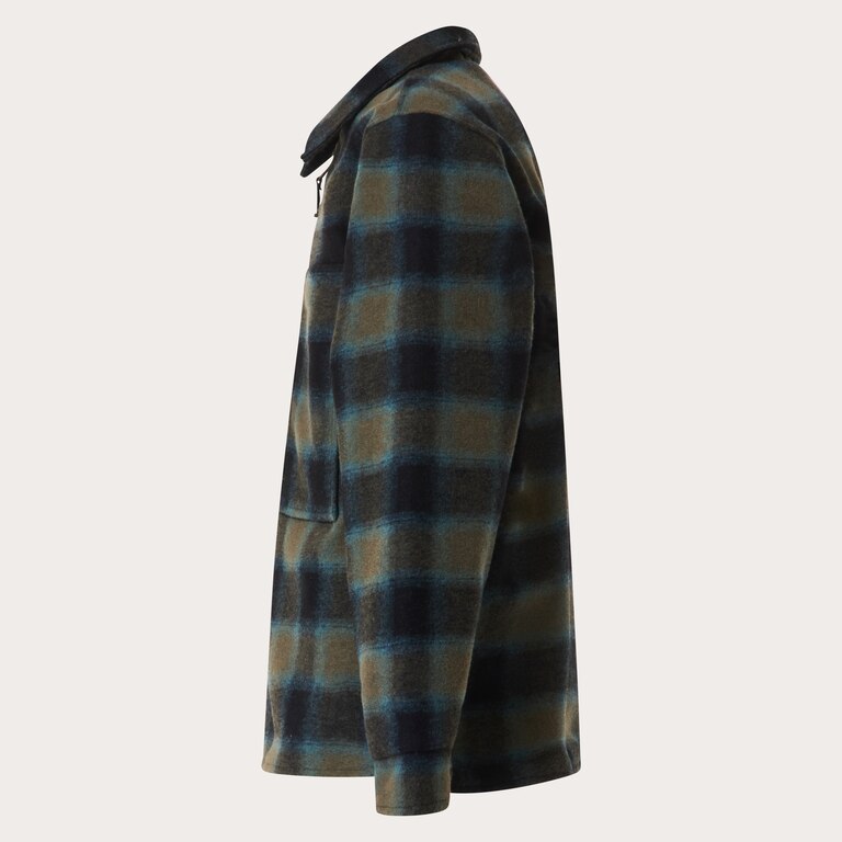 Off-Slope Overshirt - Army Green Check