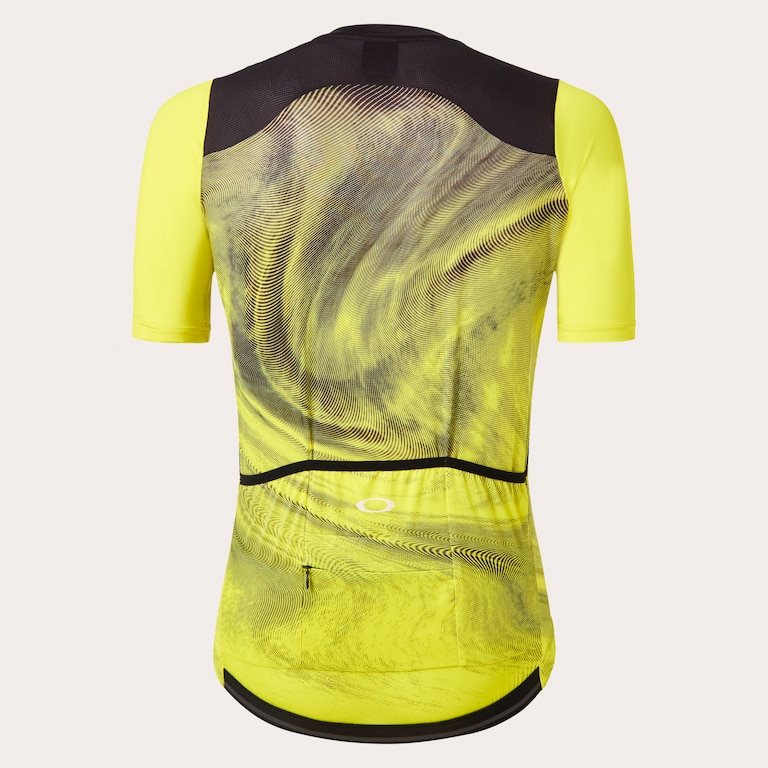 Endurance Dazzle Camo Jersey - Gradient Swirl Black/Yellow