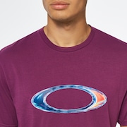 Marble Ellipse Tee - Dark Purple