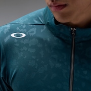 Skull Embossed LS Mock Shirt 2.0 - Pine Forest