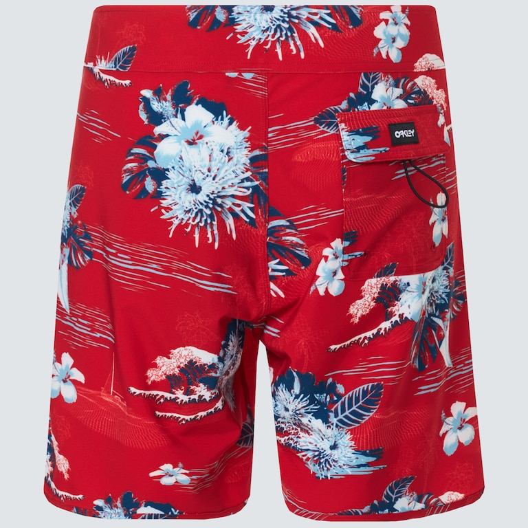 Tropical Bloom 18 Boardshort - Redline Hawai