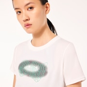 W Pursuit Crop Tee - White