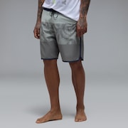 Session Rc 19" Boardshort - Cement Hibiscus Stripes​