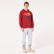 Golden Hour Bark Po Hoodie - Iron Red
