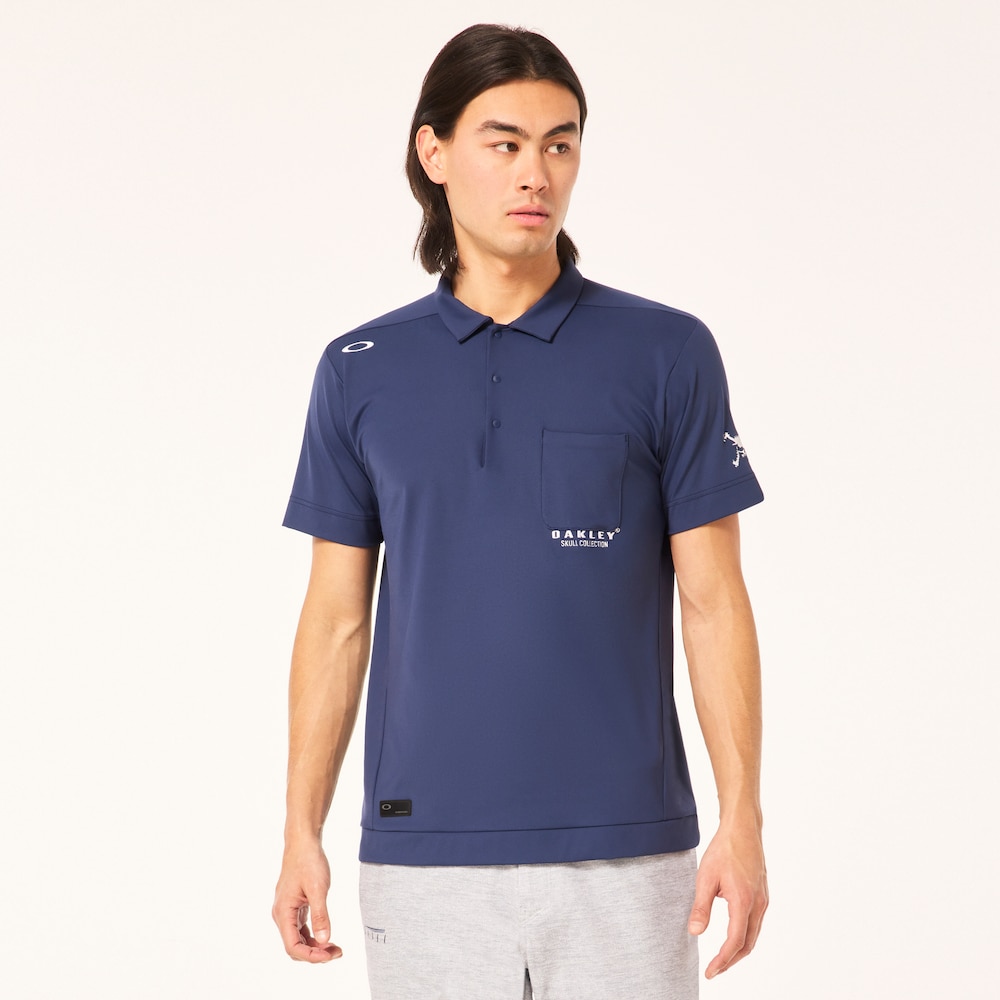 オークリー Skull Endeavor Bulge Shirt Universal Blue | オークリー