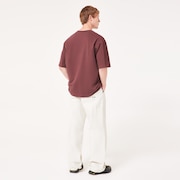 Dual French Terry Tee - Grenache