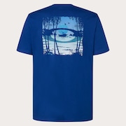 Golden Hour Bark Tee - Crystal Blue