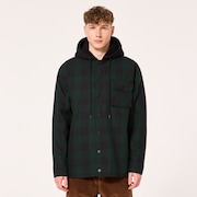 Bear Cozy Hooded Jacket - Black/Green