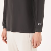 En New Retro L/S Tee Flag 1.7 - Shadow/Black