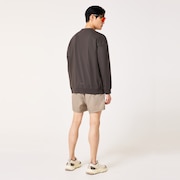 New Retro Fleece L/S Crew 1.0 - Shadow/black