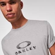 Striped Bark Tee - Stone Gray