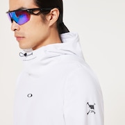 Skull Trusty Pullover Hoodie - White