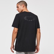 Stripe Barck Logo SS T-Shirt - Blackout