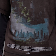 Reverse World Tee - Pitch Black