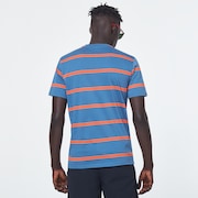 Six Stripes Short Sleeve  Tee - Interstellar Blue