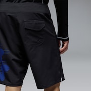 Hibiscus 20'' Boardshort - Pitch Black