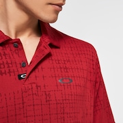 Oakley Dimension Jacquard Polo - Iron Red