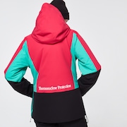 TNP Women's Insulated Anorak - Black/Rubine