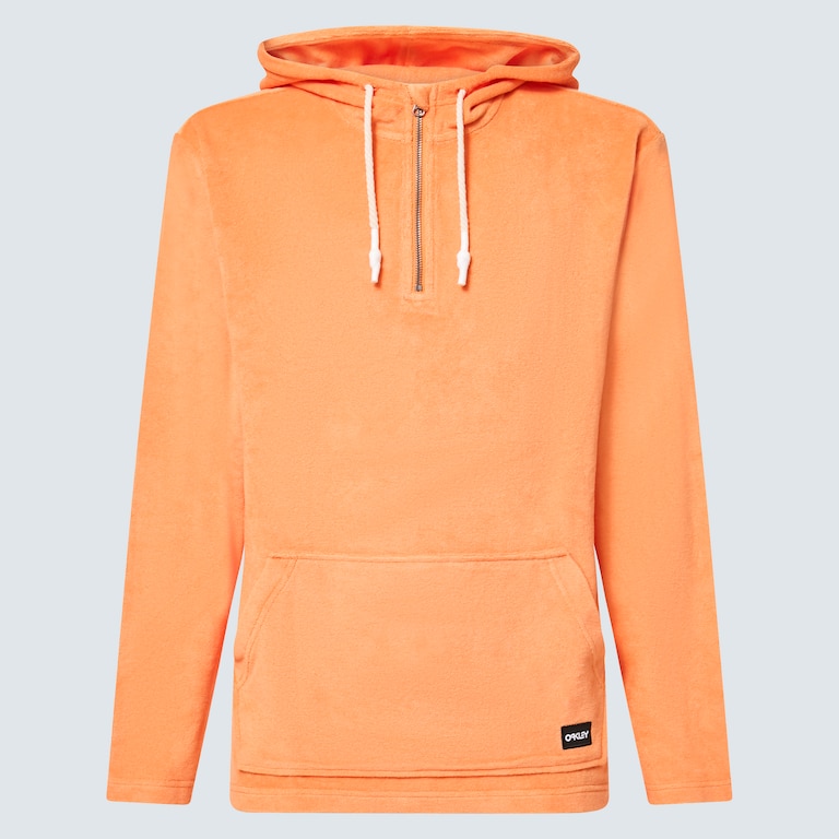 Dawny 1/4 Zip Hoodie - Soft Orange